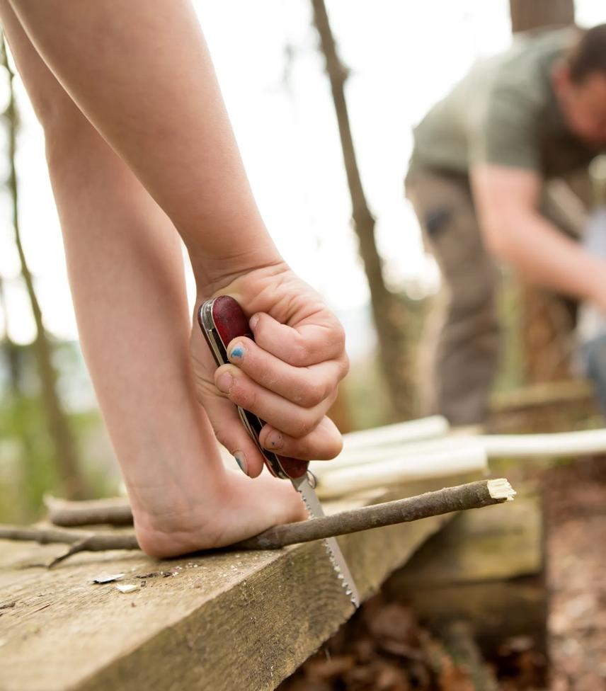 Carving Class for Kids at the Andermatt Store