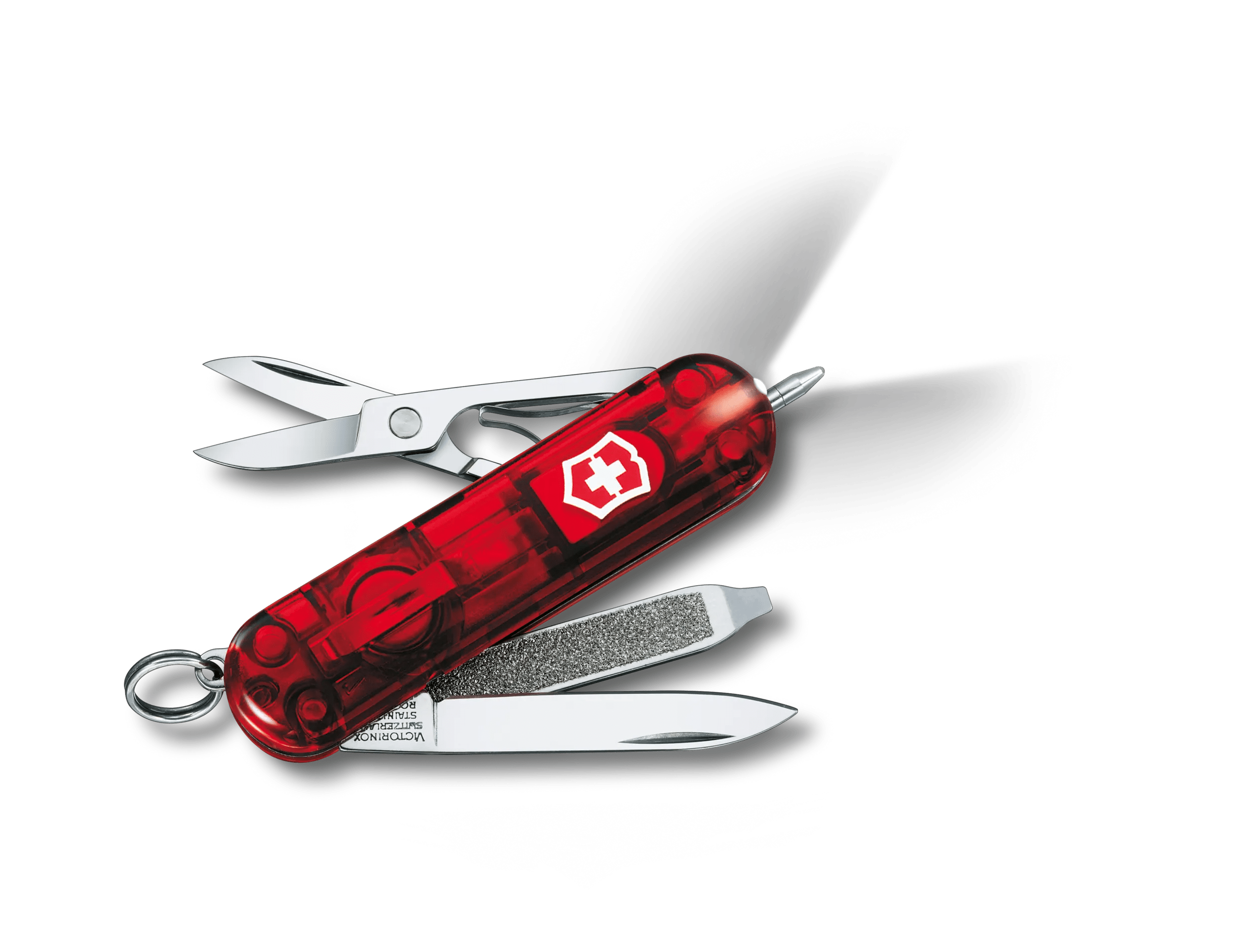 Victorinox シグネチャーライト WL レッド トランスペアレント