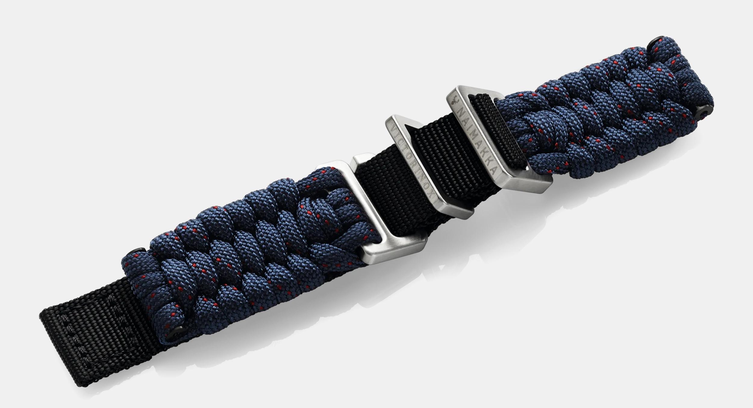 Blue paracord  strap with buckle - 005498