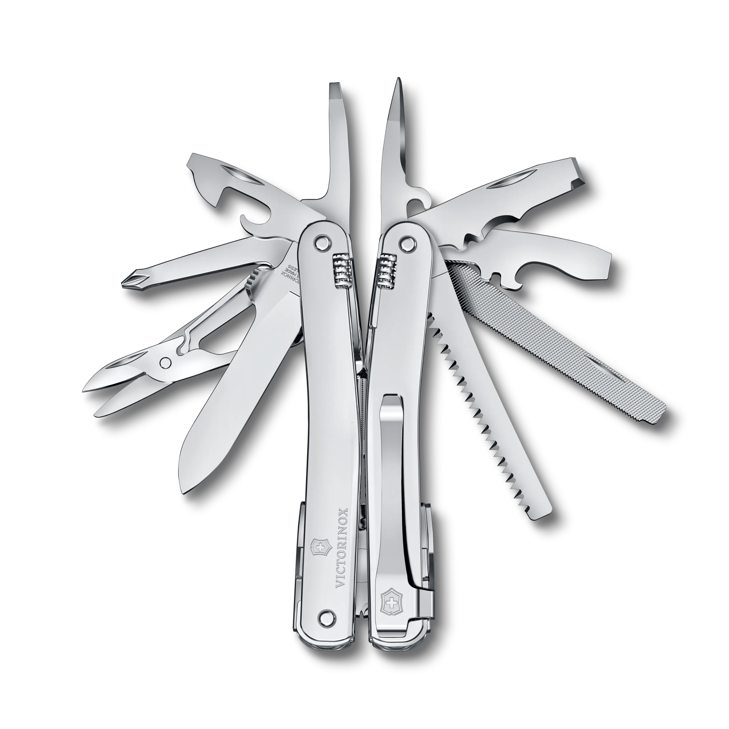Victorinox Swiss Tool Spirit MX Clip in Silver - 3.0224.MKB1