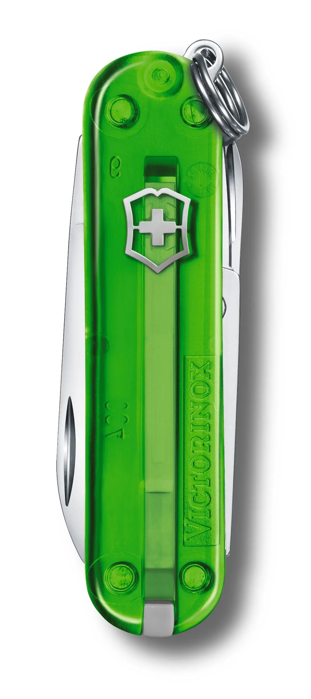Victorinox Classic SD Transparent in Green Tea - 0.6223.T41G