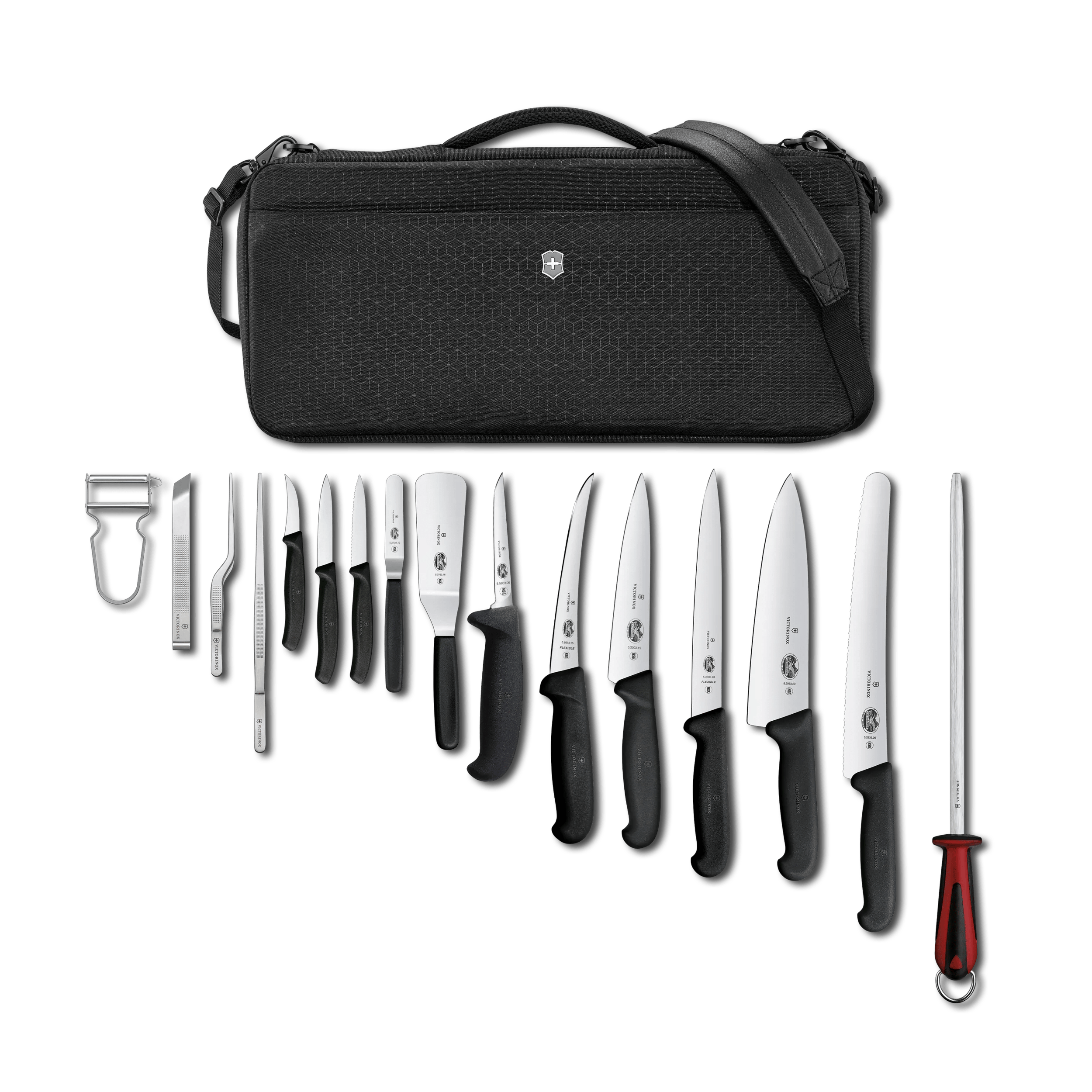 Victorinox Chef's Knife Folder Compact Set in Black - 5.4963.1