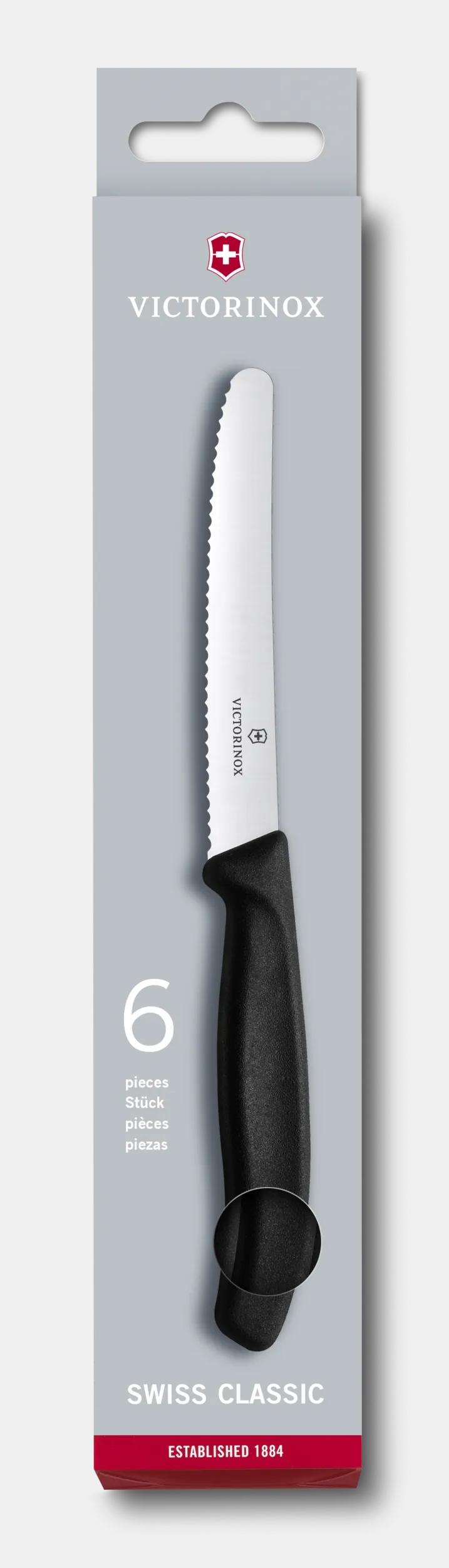 Swiss Classic Tomato and Table Knife Set, 6 Pieces - 6.7833.6