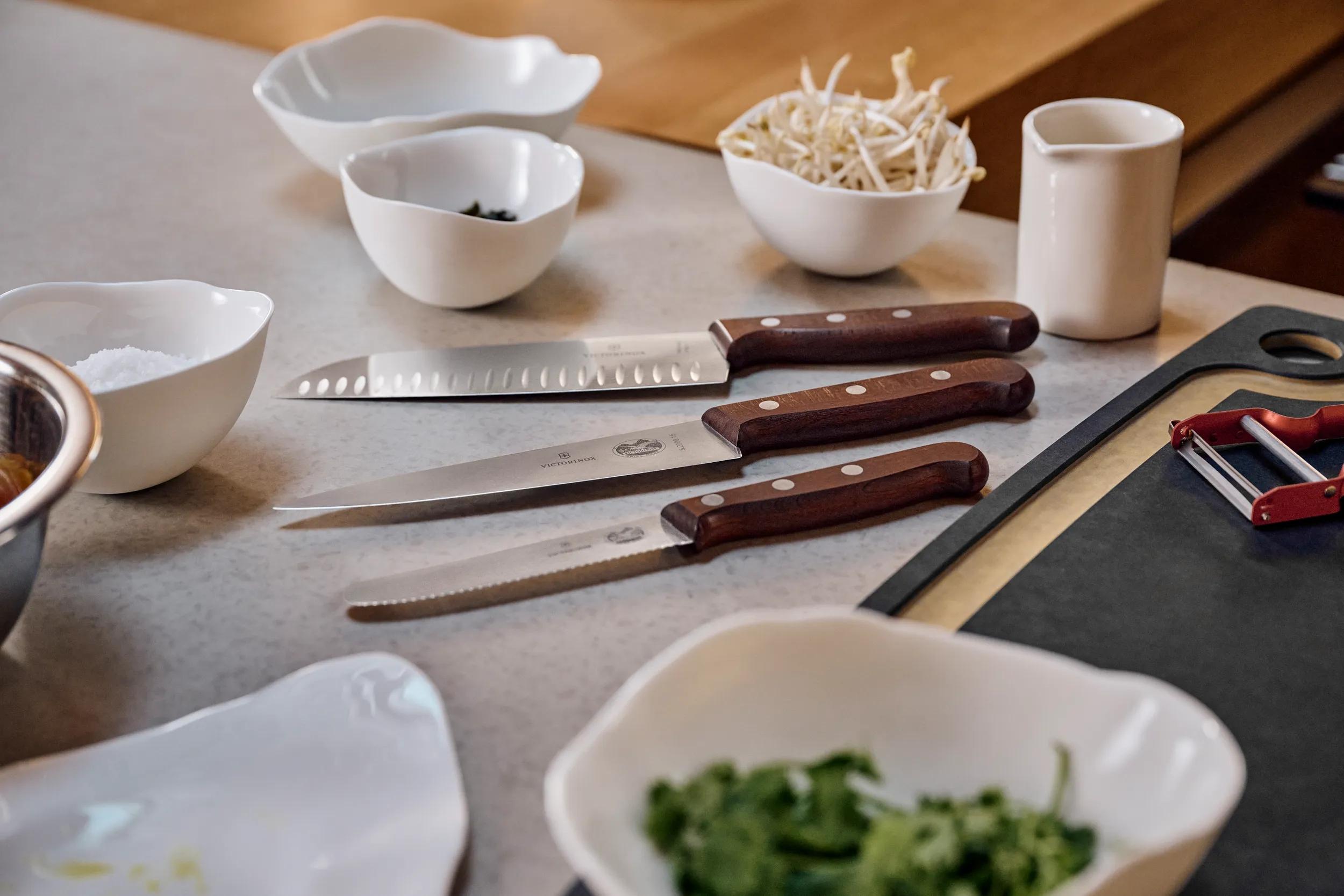 Wood Santoku Knife