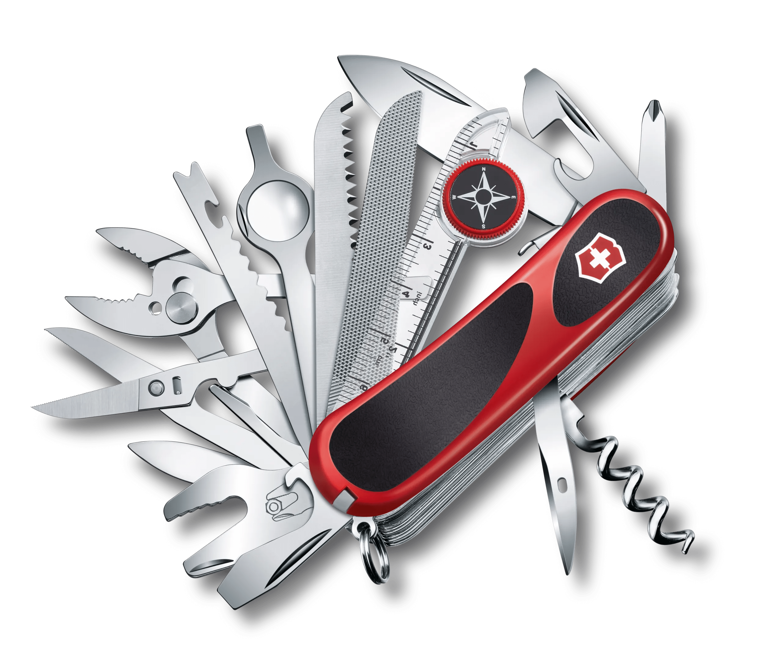 Victorinox エボリューション S54 グリップ レッド／ブラック