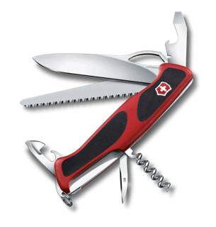 Victorinox Forester M Grip in red/black - 0.8361.MC