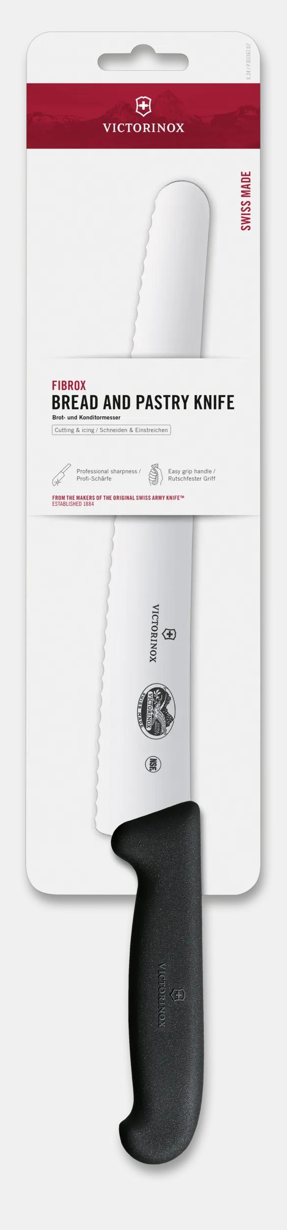 Fibrox&reg; 10 &frac14;&rdquo; Bread &amp; Pastry Knife - 5.2933.26