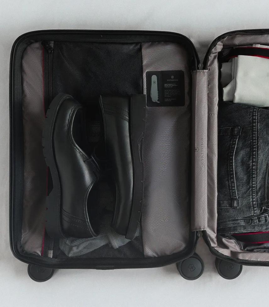 Packing shoes for travel