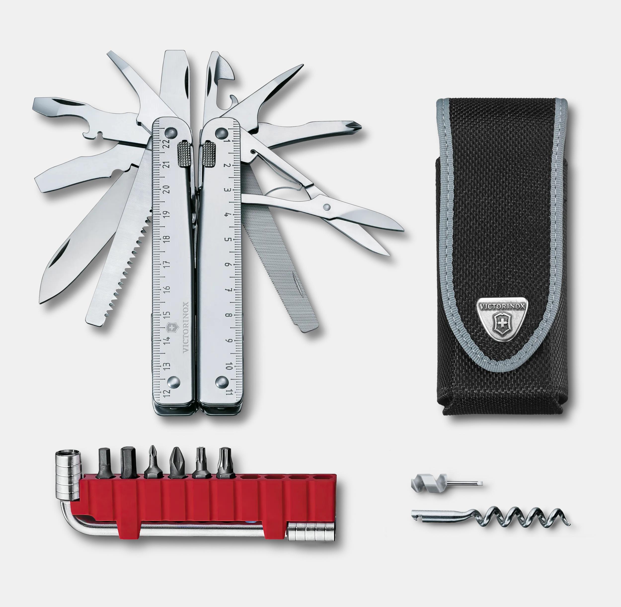 VICTORINOX ケアツールセット Victorinox Swiss Tool X Plus in Includes leather pouch - 3.0338.L