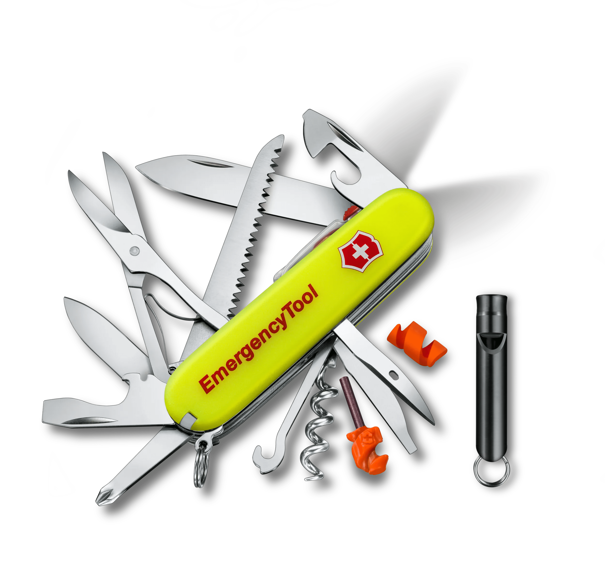 Victorinox Emergency Tool Huntsman Lite in phosphorescent yellow
