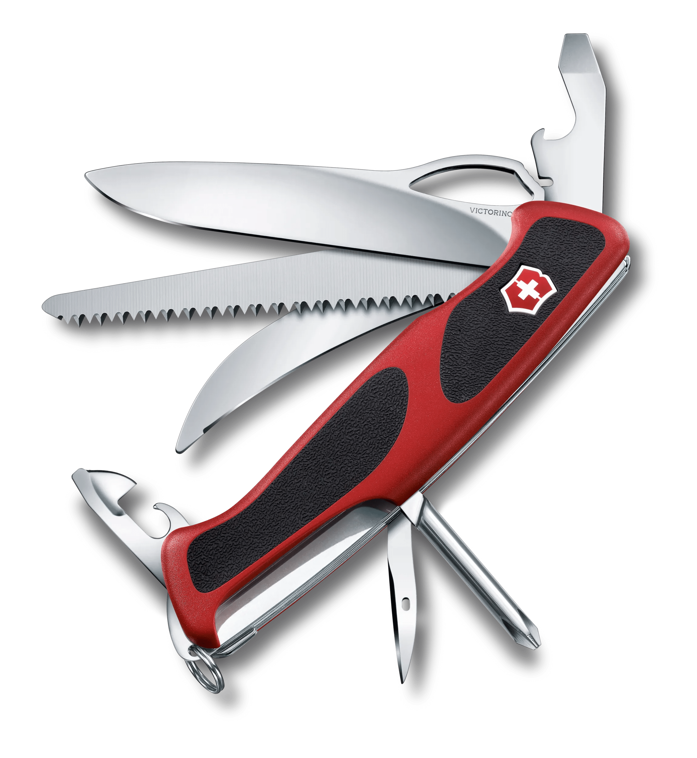 Victorinox Ranger 58 Hunter Grip in red/black - 0.9683.MC