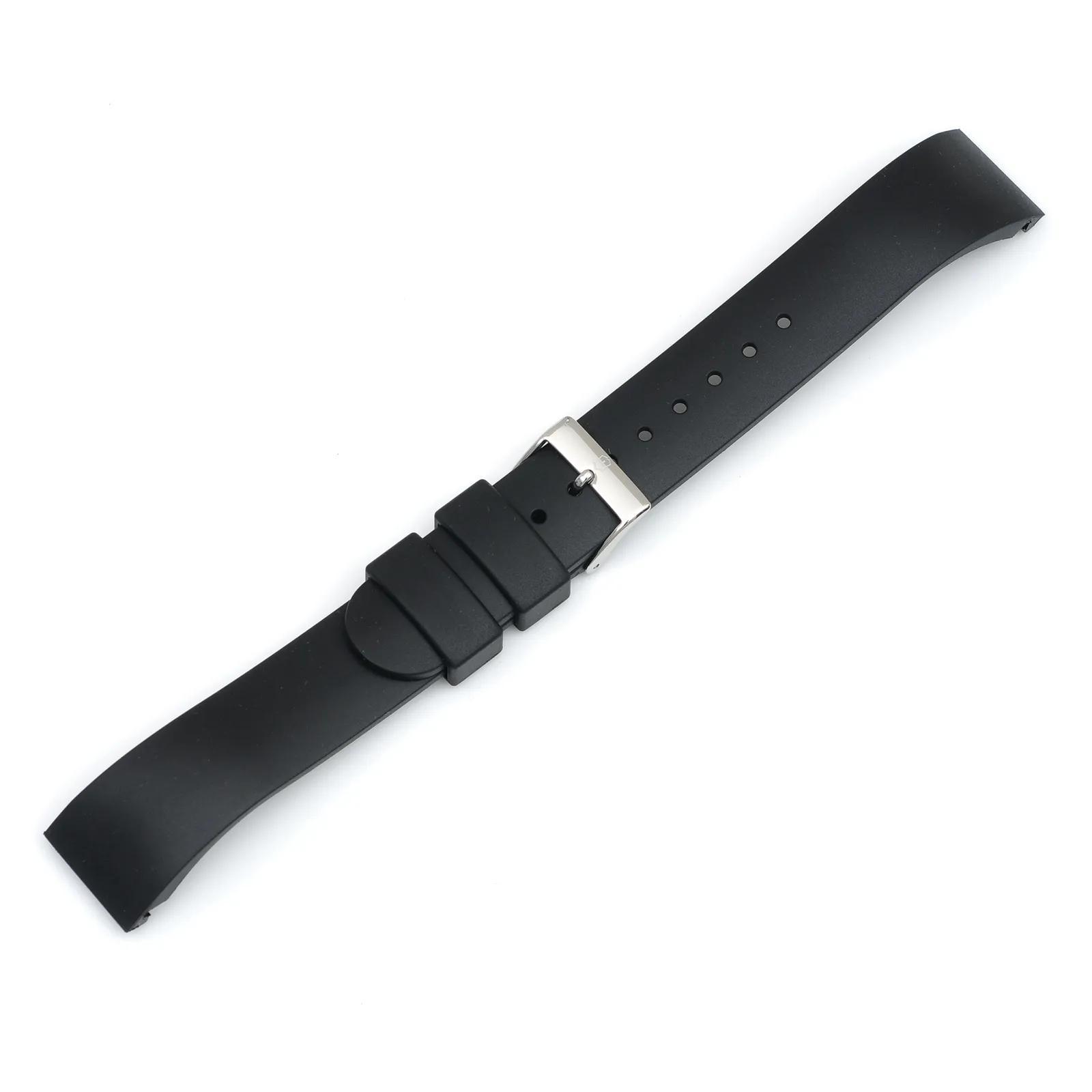 Victorinox Alliance Rectangle - Black Synthetic Strap with Buckle