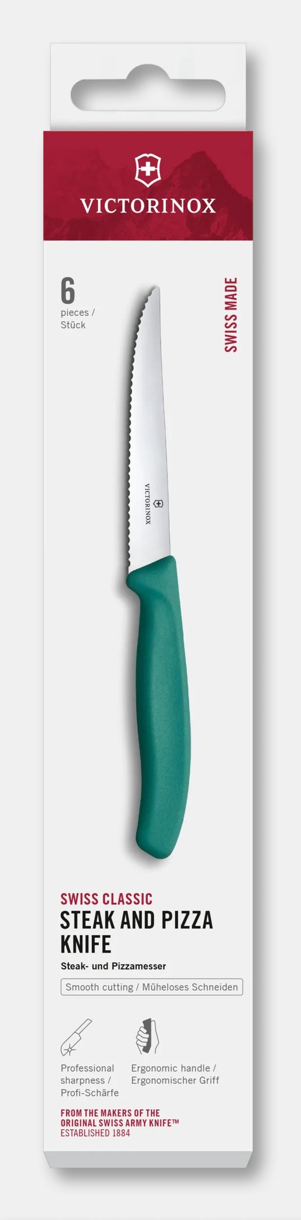 Swiss Classic Steak and Pizza Knife Set, 6 Pieces - 6.7234.6C1