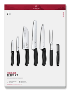 Victorinox Swiss Classic Kitchen Set, 5 Pieces in Black - 6.7133.5G