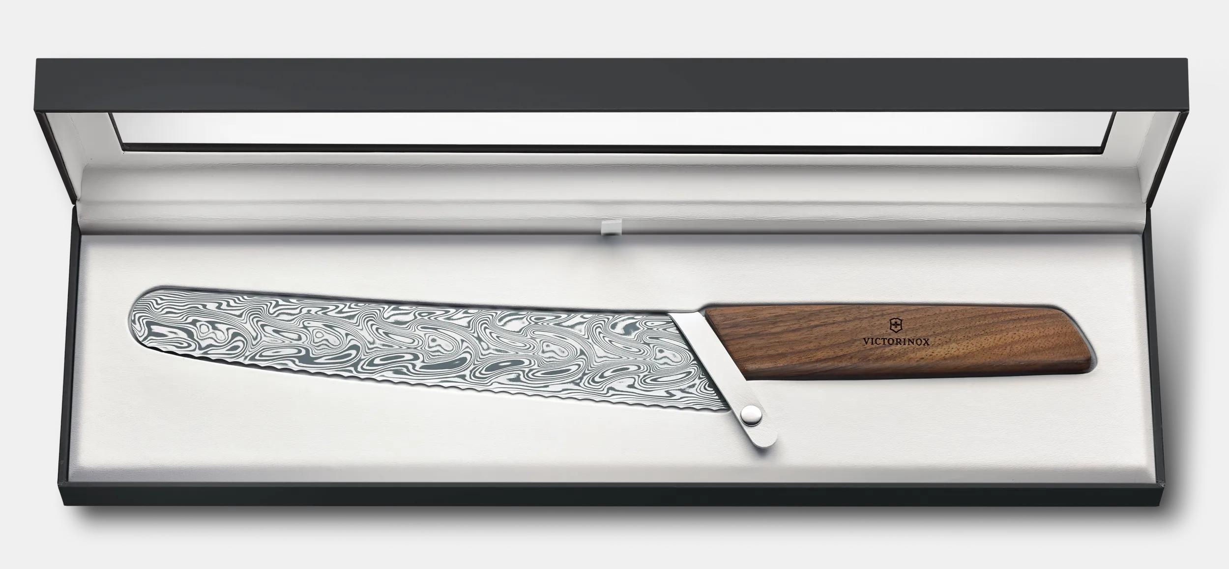 Couteau &agrave; pain et pour p&acirc;tissiers Swiss Modern Damast Limited Edition&nbsp;2021, 22 cm - 6.9070.22WJ21