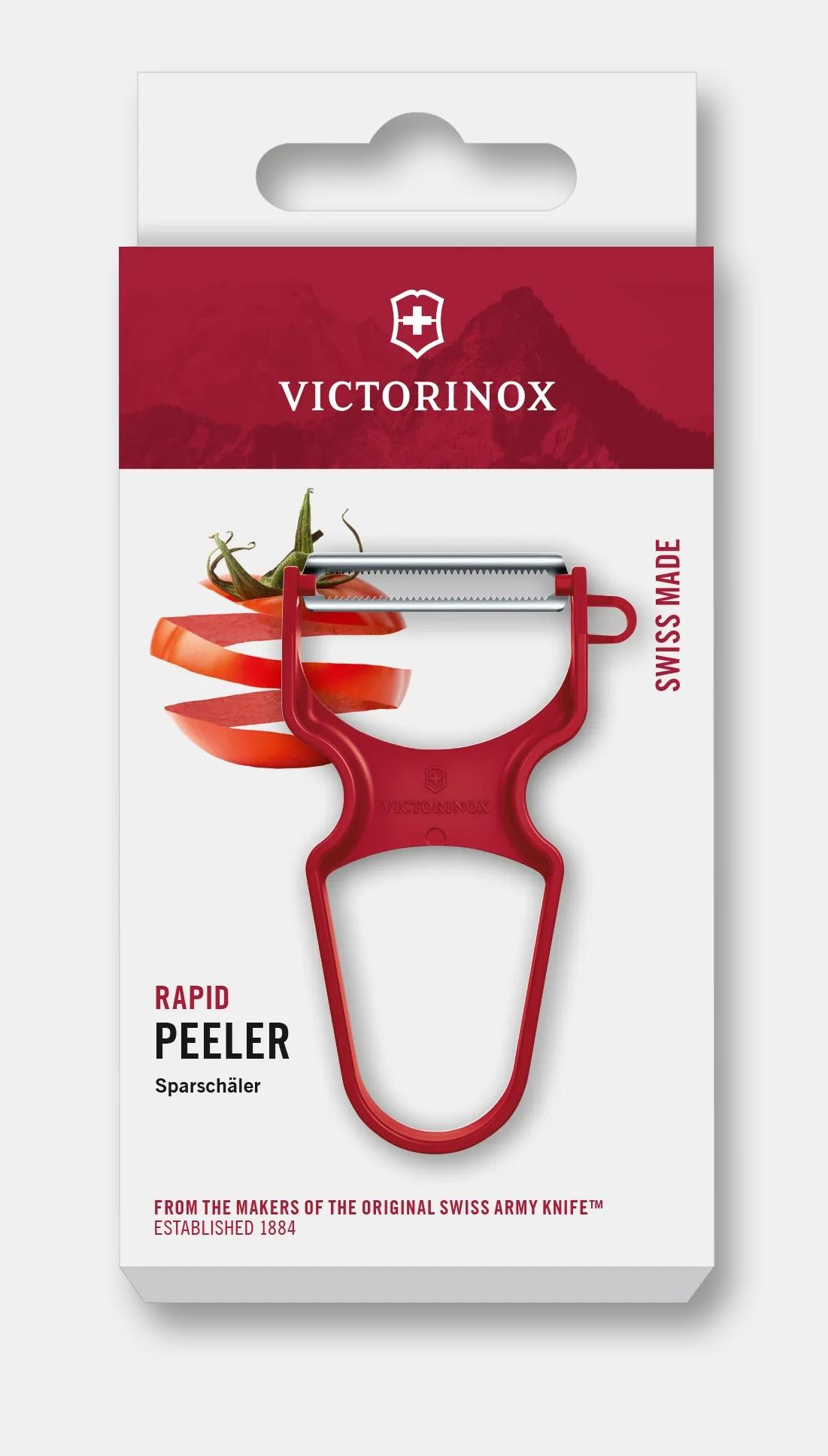 Victorinox RAPID Peeler, serrated edge in Red - 6.0933.1