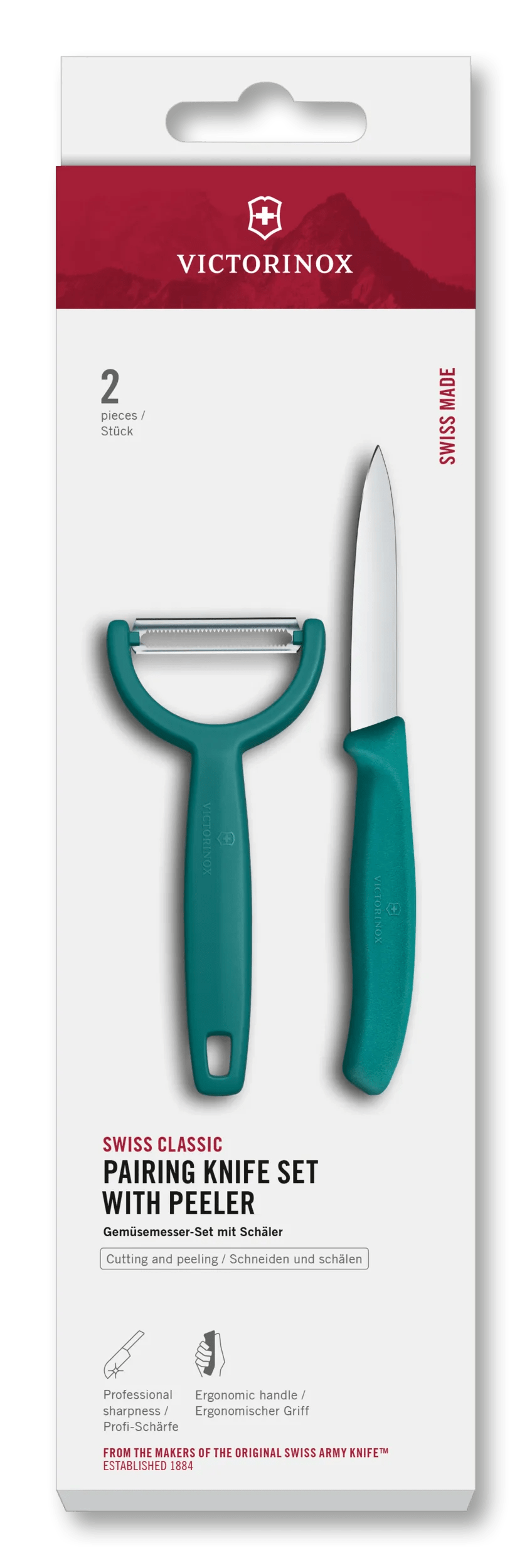 Victorinox Swiss Classic Paring Knife Set with Y-Peeler, 2