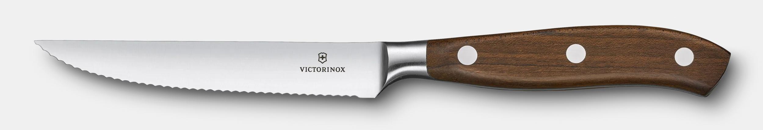 Victorinox グランメートル ウッド ステーキナイフ, 12 cm 加工