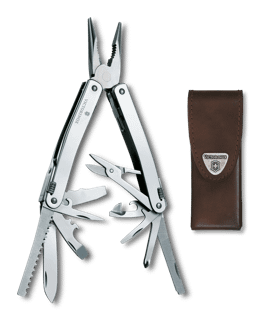 G-RAP / Swiss – What Does It Mean シールド Victorinox Swiss Tool en Incluye funda de piel - 3.0323.L