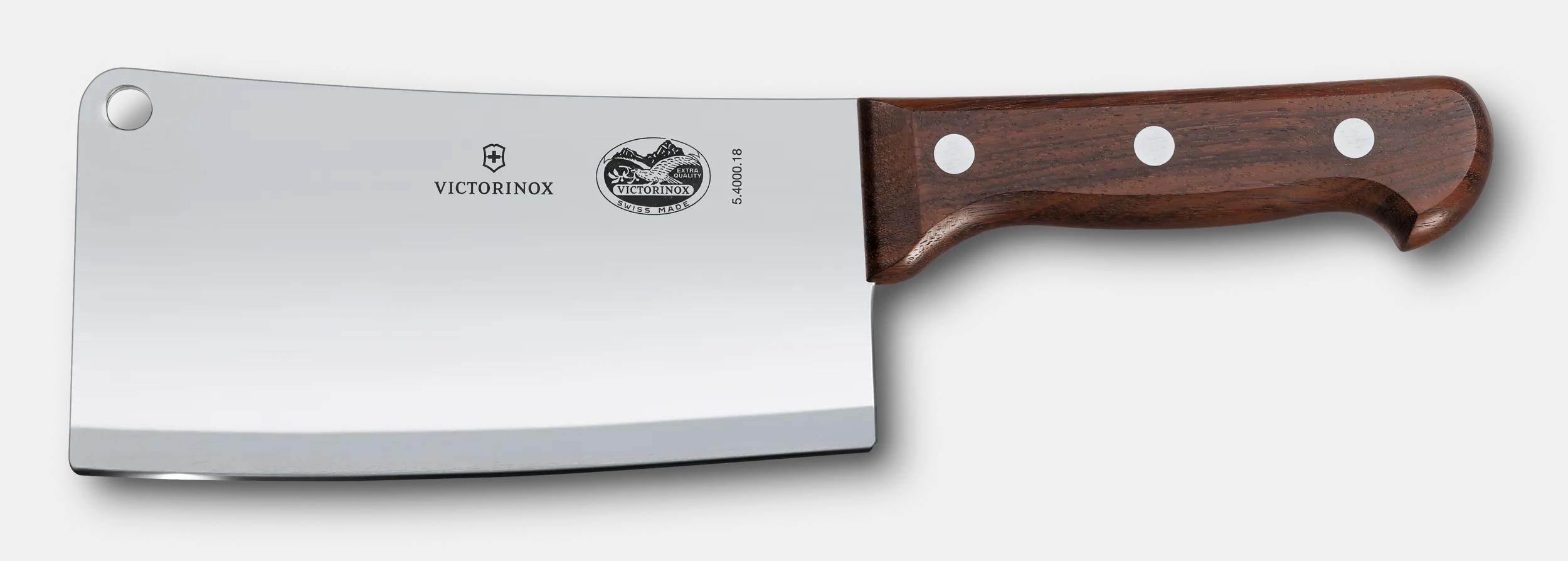 Victorinox Wood Kitchen Cleaver, 7 in in Modified Maple - 5.4000.18