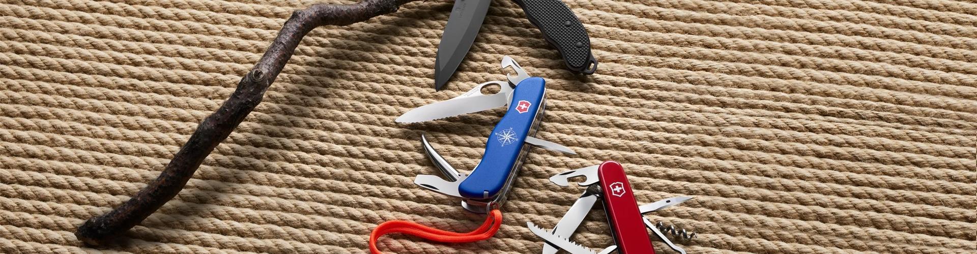 Elegant Blue Swiss Army Knives