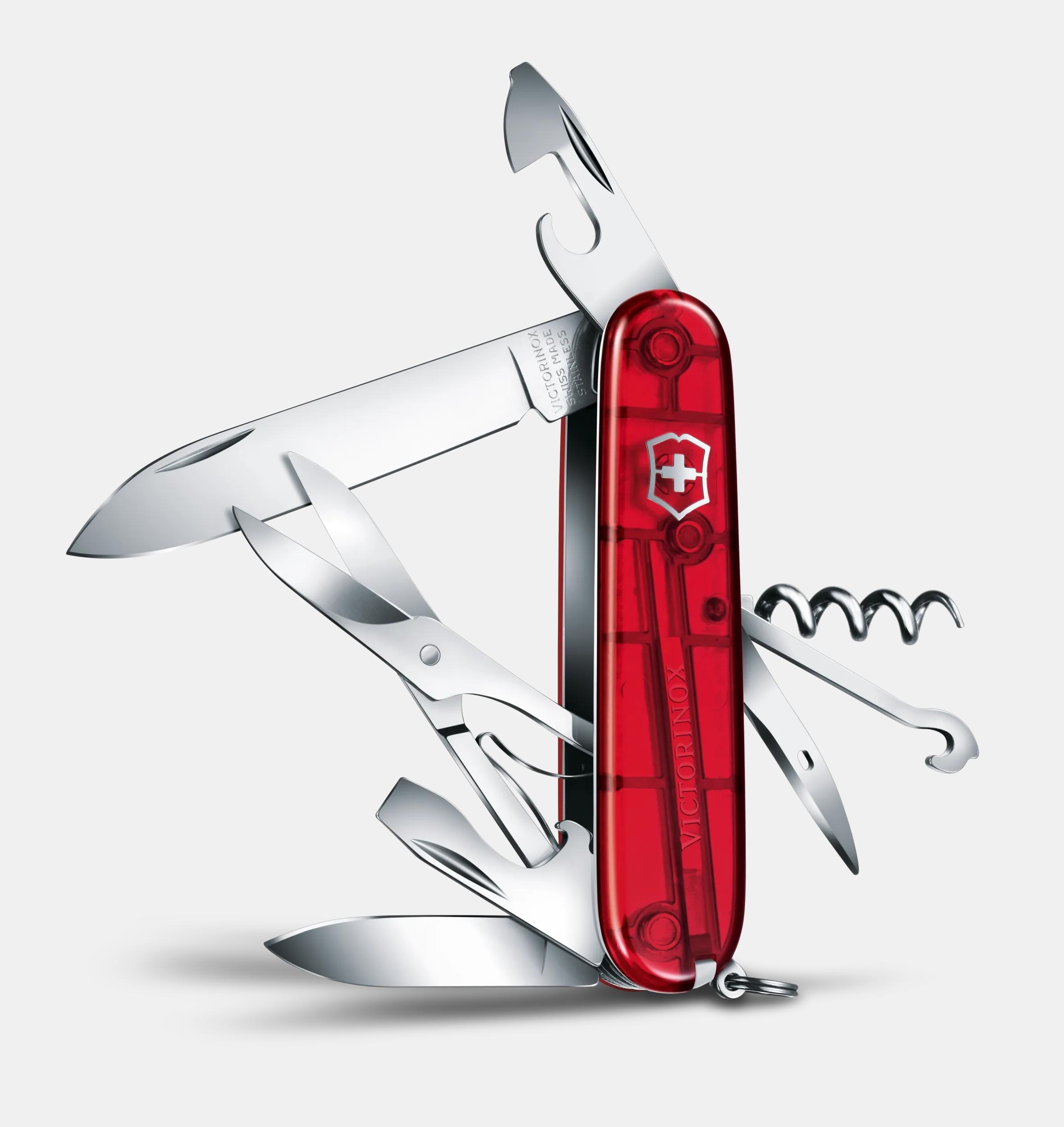 Victorinox クライマー レッド トランスペアレント - 1.3703.T