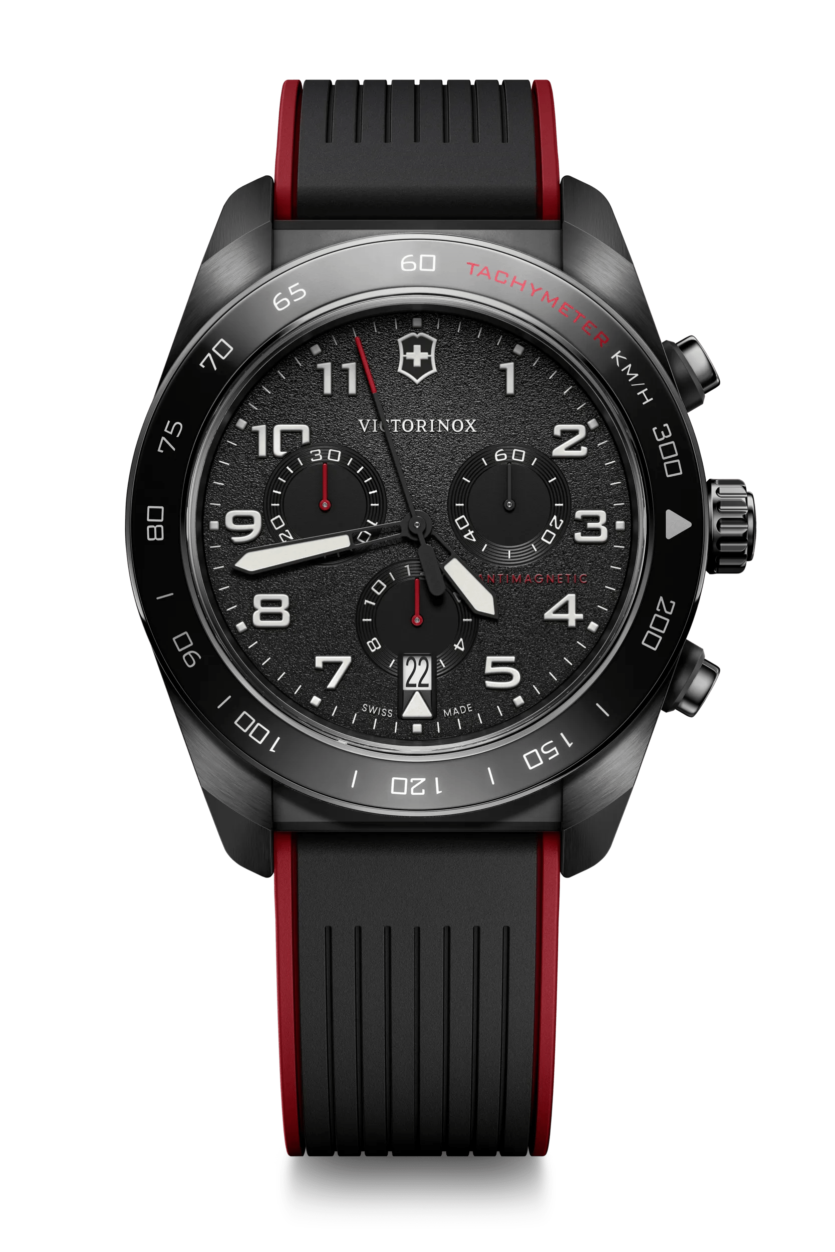 Victorinox Swiss Army タキメーター付 美品 電池切れ現状渡