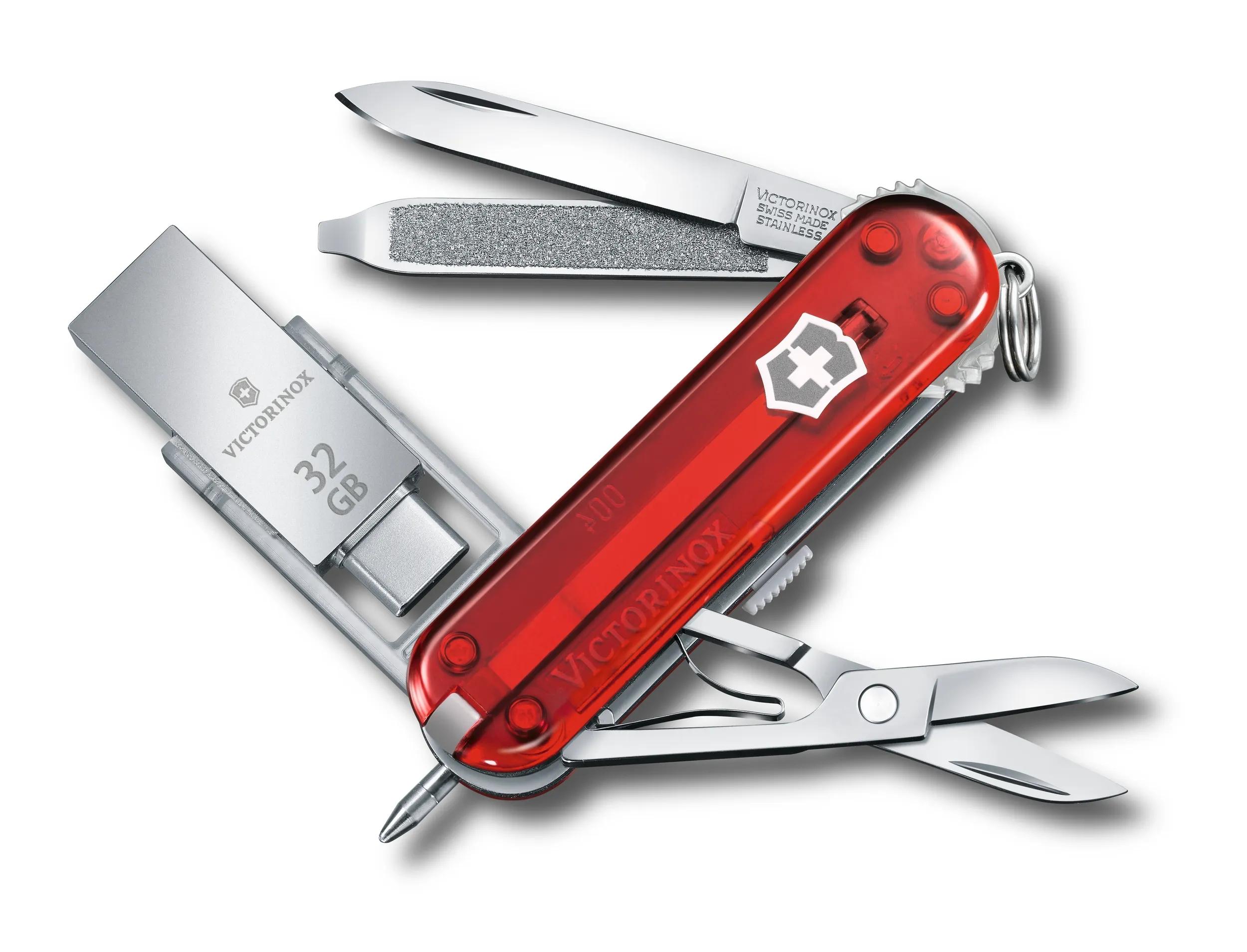 Victorinox Victorinox@work in red transparent