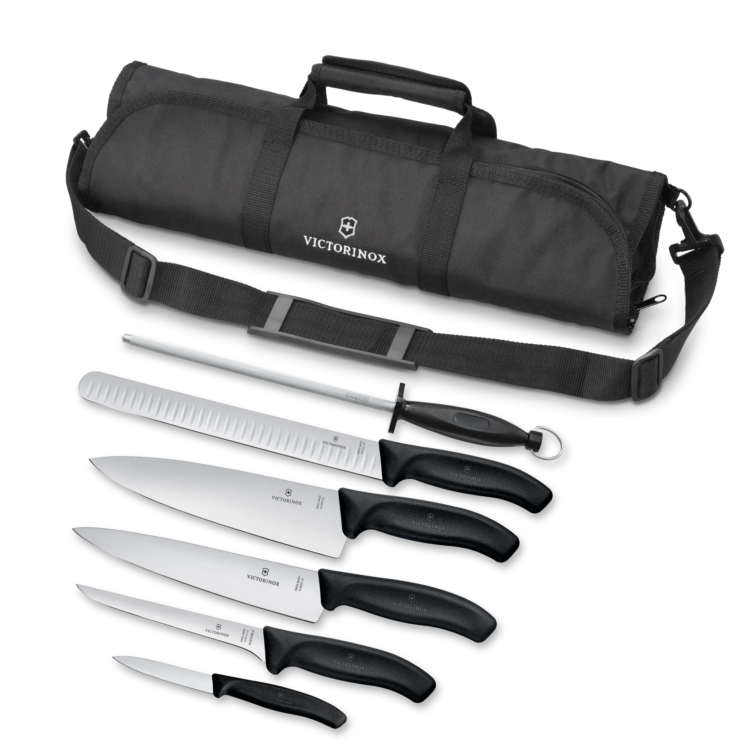 Victorinox Swiss Classic 7 Piece BBQ Set in Black - 7.4012.7-X1